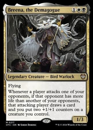Breena, the Demagogue 0217 Outlaws of Thunder Junction Commander Singles