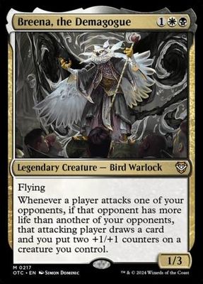Breena, the Demagogue 0217 Outlaws of Thunder Junction Commander Singles