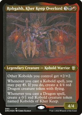 Rohgahh, Kher Keep Overlord 063 - Etched Foil Dominaria United Collector Booster Foil Singles