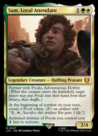 Sam, Loyal Attendant 0007 The Lord of the Rings: Tales of Middle-Earth Commander