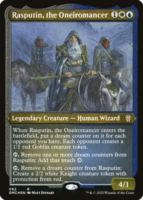 Rasputin, the Oneiromancer 062 - Etched Foil Dominaria United Collector Booster Foil Singles