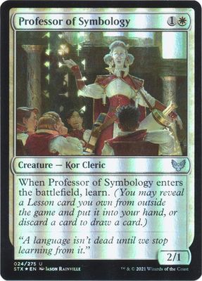 Professor of Symbology 024/275 - Foil Strixhaven: School of Mages Foil Singles