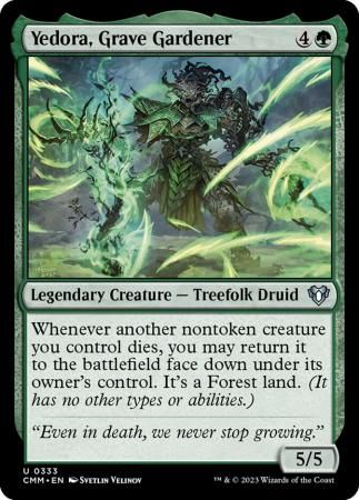 Yedora, Grave Gardener 0333 - Commander Masters Singles