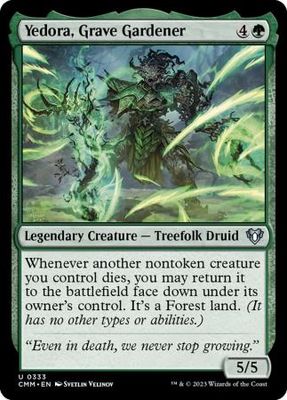 Yedora, Grave Gardener 0333 - Commander Masters Singles