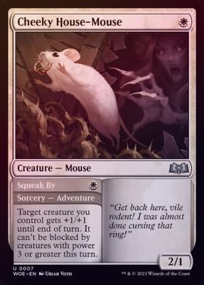 Cheeky House-Mouse 0007 - Foil Wilds of Eldraine Foil Singles