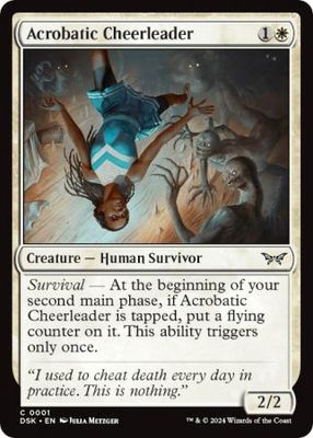 Acrobatic Cheerleader 001 Duskmourn: House of Horror Singles