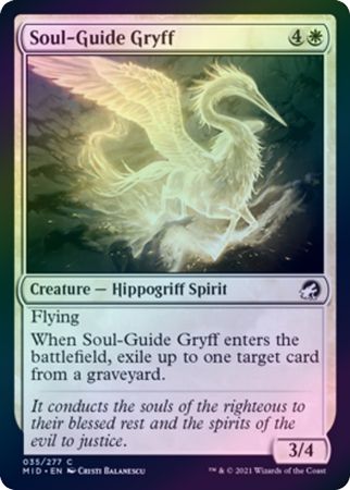 Soul-Guide Gryff 035/277 - Foil Innistrad: Midnight Hunt Foil Singles (Español)