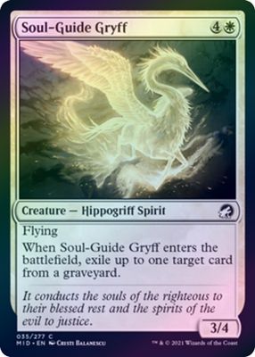 Soul-Guide Gryff 035/277 - Foil Innistrad: Midnight Hunt Foil Singles (Español)