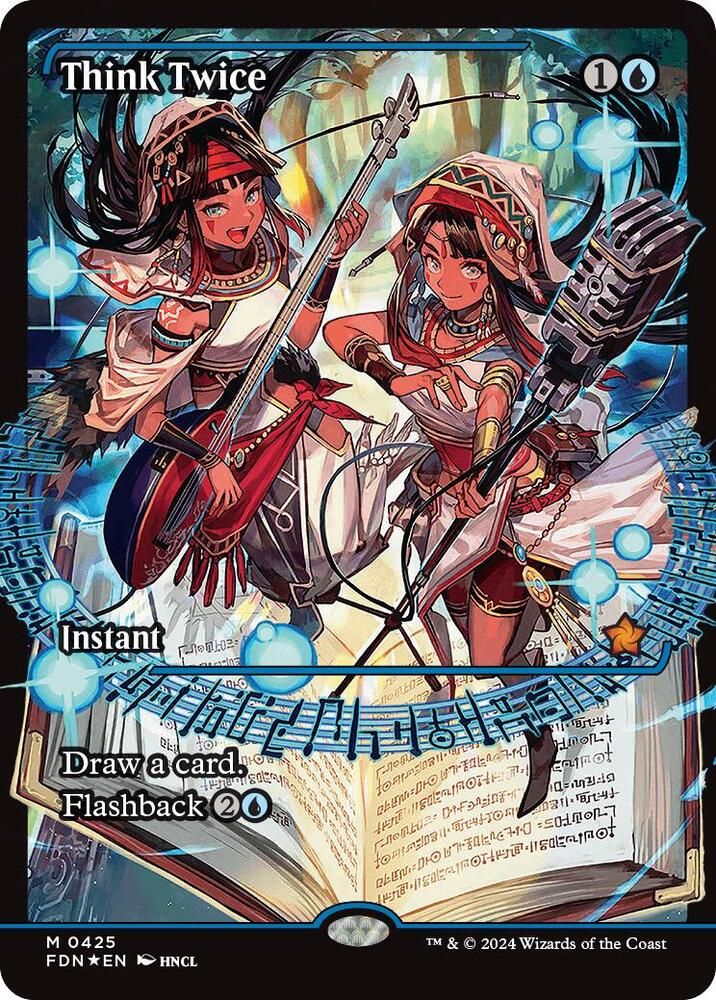 SH Think Twice (Showcase) - Foundations (FDN) Foundations Foil