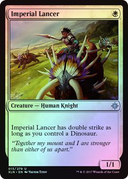 Imperial Lancer 015/279 - Foil Ixalan Foil Singles