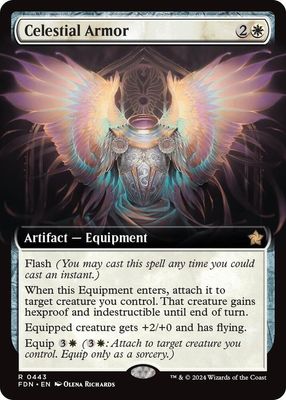 GA Celestial Armor (Extended Art) - Foundations (FDN) Foundations