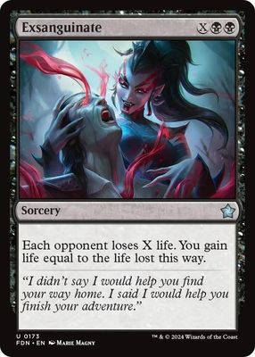 GA Exsanguinate - Foundations (FDN) Foundations Foil