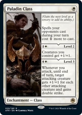 Paladin Class 029/281 Adventures in the Forgotten Realms Singles