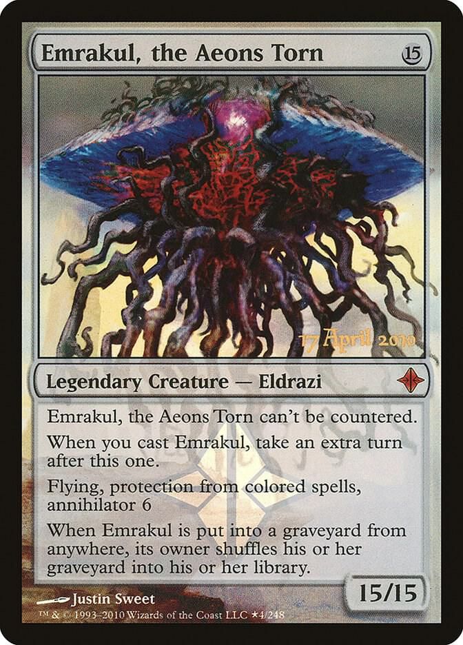 Emrakul, the Aeons Torn - Prerelease Cards (PRE) Prerelease Cards *Espanol* Foil