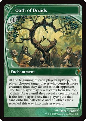 SJ Oath of Druids (Future Sight) - Mystery Booster 2 (MB2) Mystery Booster 2