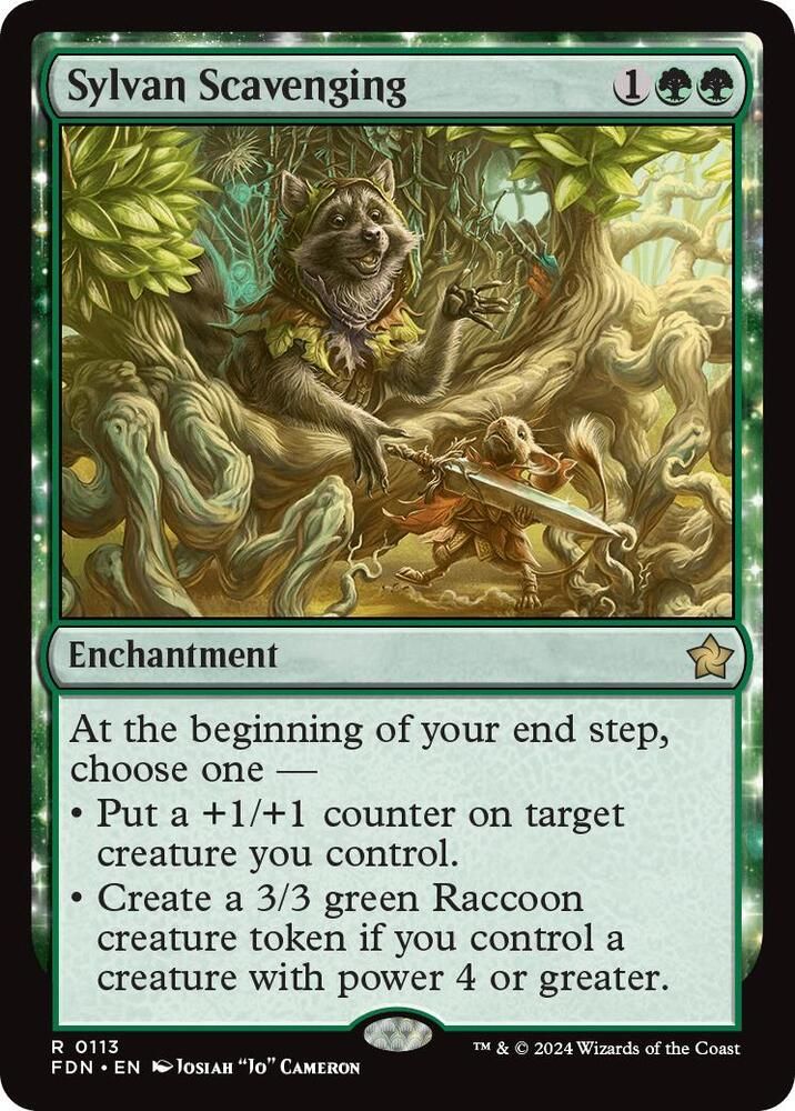 GA Sylvan Scavenging - Foundations (FDN) Foundations Foil