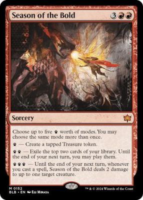 Season of the Bold 152 Bloomburrow Singles (Español)