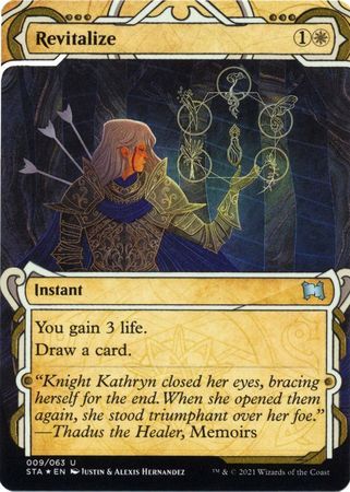 Revitalize 009/063 - Etched Foil Strixhaven: School of Mages Etched Foil Singles (Español)