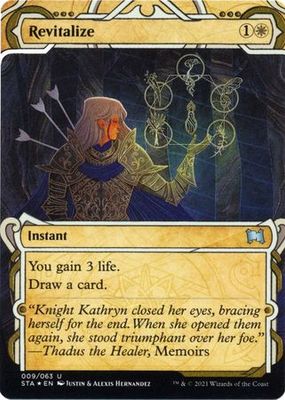 Revitalize 009/063 - Etched Foil Strixhaven: School of Mages Etched Foil Singles (Español)