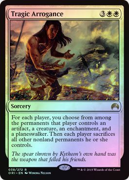 Tragic Arrogance 038/272 - Foil Magic Origins Foil Singles (Español)