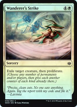 Wanderer&#39;s Strike 038/264 - Foil War of the Spark Foil Singles