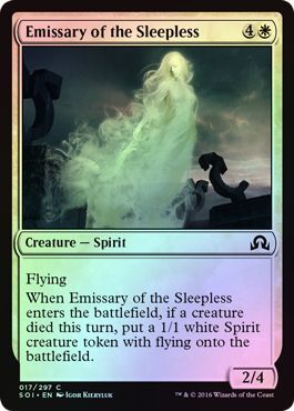 Emissary of the Sleepless 017/297 - Foil Shadows over Innistrad Foil Singles