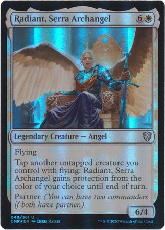 Radiant, Serra Archangel 040/361 - Foil Commander Legends Foil Singles