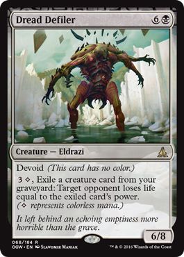 Dread Defiler 068/184 Oath of the Gatewatch Singles (Español)