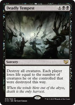 Deadly Tempest 019/342 Commander 2015 Singles
