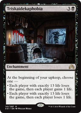 Triskaidekaphobia 141/297 Shadows over Innistrad Singles (Español)