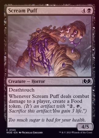 Scream Puff 0105 - Foil Wilds of Eldraine Foil Singles