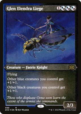 GA Glen Elendra Liege (Foil Etched) - Double Masters 2022 (2X2) Double Masters 2022 Foil