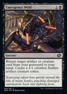 Emergency Weld 093/287 The Brothers&#39; War Singles (Español)
