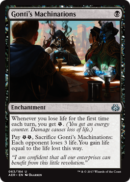 Gonti&#39;s Machinations 063/184 - Aether Revolt Singles