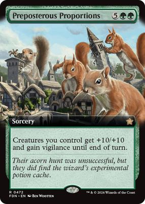 GA Preposterous Proportions (Extended Art) - Foundations (FDN) Foundations