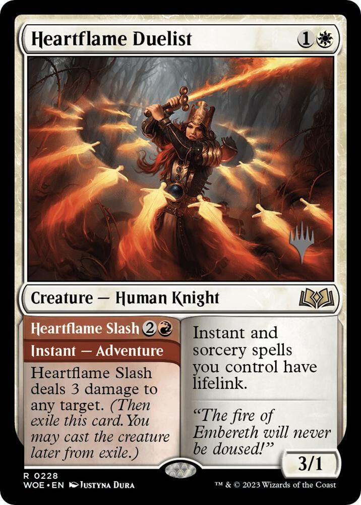 Heartflame Duelist - Promo Pack: Wilds of Eldraine (PPWOE) Promo Pack: Wilds of Eldraine