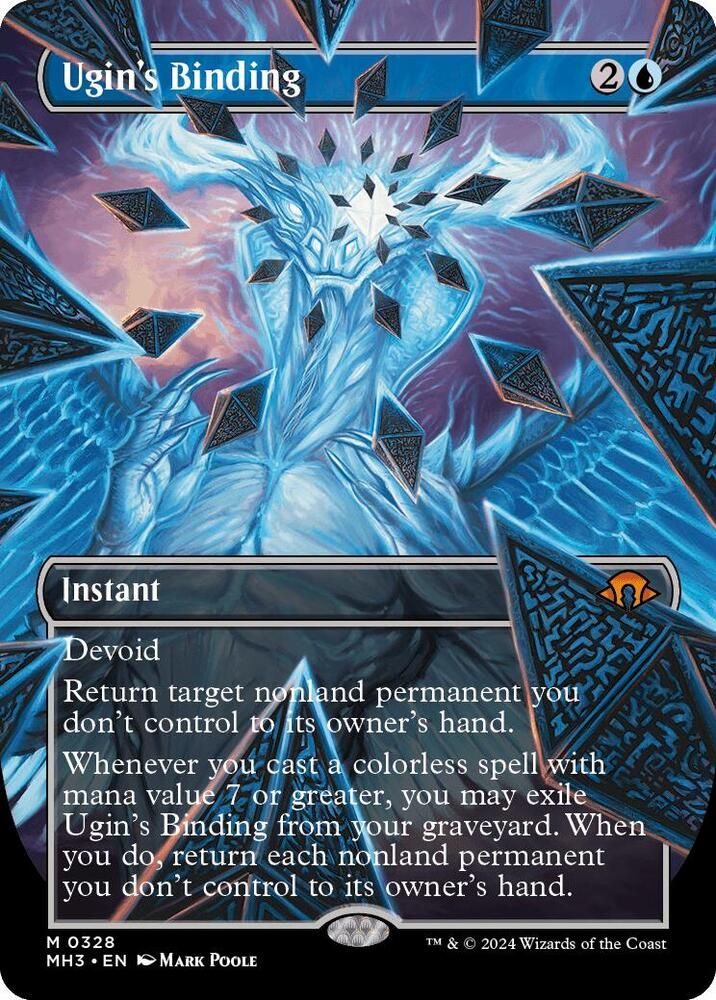 SJ Ugin&#39;s Binding (Borderless) - Modern Horizons 3 (MH3) Modern Horizons 3