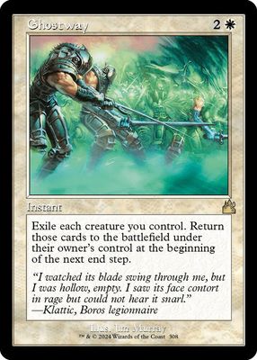 GA Ghostway (Retro Frame) - Ravnica Remastered (RVR) Ravnica Remastered