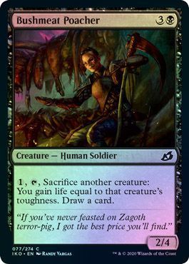 Bushmeat Poacher 077/274 - Foil Ikoria: Lair of Behemoths Foil Singles (Español)