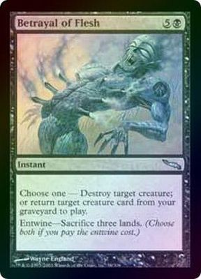 Betrayal of Flesh 58/306 - Foil Mirrodin Foil Singles (Español)