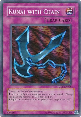 Kunai with Chain - TDGS-EN098 - Super Rare Unlimited The Duelist Genesis [TDGS] Unlimited Singles