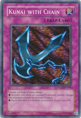 Kunai with Chain - TDGS-EN098 - Super Rare Unlimited The Duelist Genesis [TDGS] Unlimited Singles