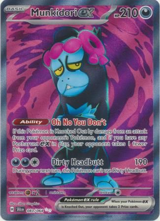 SH Munkidori ex - 083/064 - Full Art Secret Rare Shrouded Fable Singles