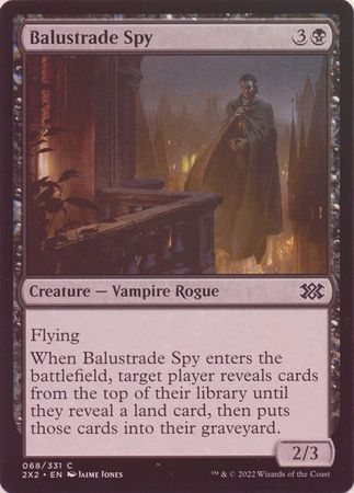 Balustrade Spy 068/331 - Foil Double Masters 2022 Foil Singles