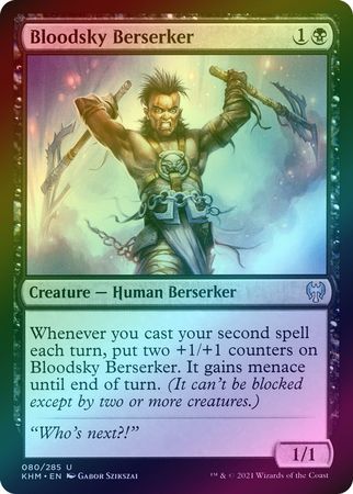 Bloodsky Berserker 080/285 - Foil Kaldheim Foil Singles