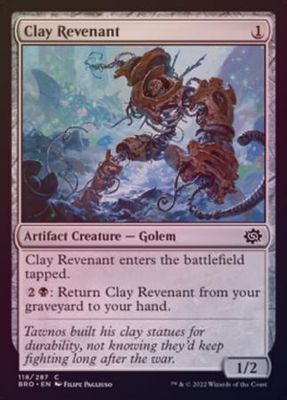 Clay Revenant 118/287 - Foil The Brothers&#39; War Foil Singles