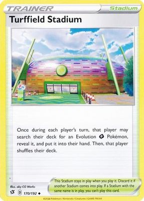 Turffield Stadium - 170/192 - Uncommon Sword &amp; Shield: Rebel Clash Singles *Espanol*