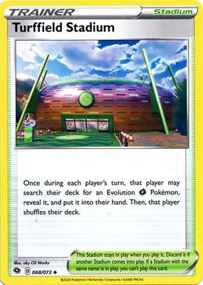 Turffield Stadium - 068/073 - Uncommon Champion&#39;s Path Singles