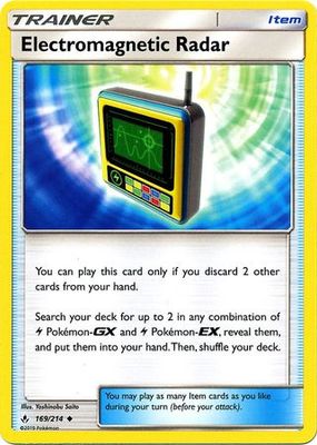 Electromagnetic Radar - 169/214 - Uncommon Sun &amp; Moon: Unbroken Bonds Singles