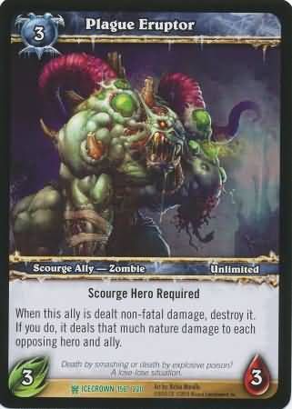 Plague Eruptor - 156/220 - Uncommon WoW: Icecrown
